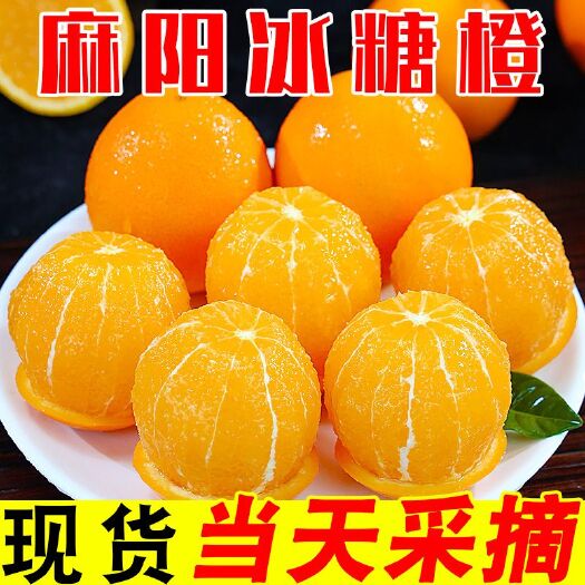秭归县麻阳冰糖橙子新鲜应季水果一整箱薄皮批发价直发手剥橙