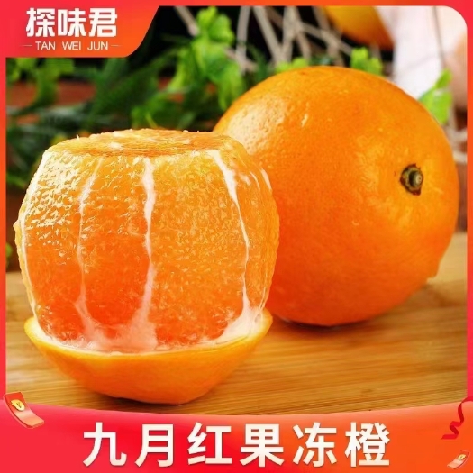 宜昌一件代发热卖）九月红果冻橙纽荷尔长虹脐橙中华红电商社区团购