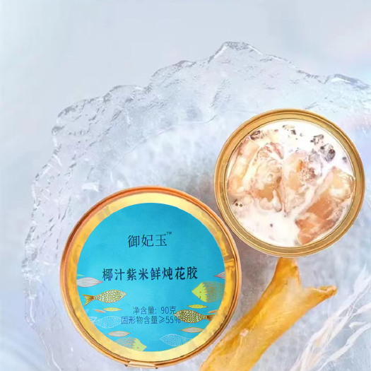 广州椰汁紫米花胶90g/碗
