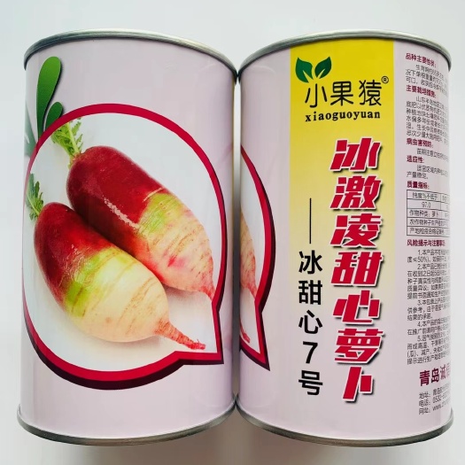 宿迁冰激凌甜心水果萝卜种子甜脆生吃糖心紫皮萝卜种孑水果萝卜种子