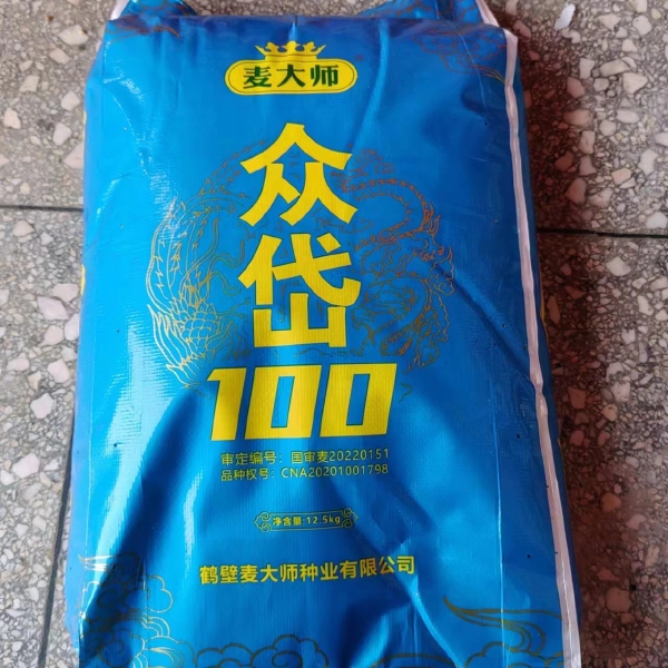 众岱100农业部主推品种抗倒伏能力极好熟相好抗寒抗旱高稳产