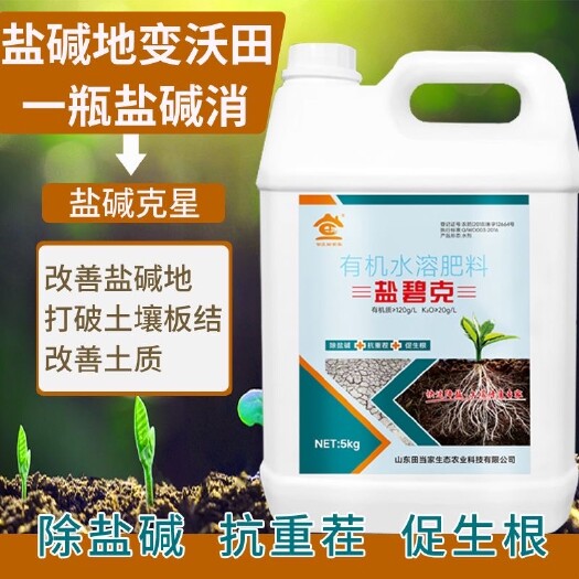 诸城市盐碧克盐碱地专用肥土壤调理强力改良剂活化板结免深耕土壤疏松剂
