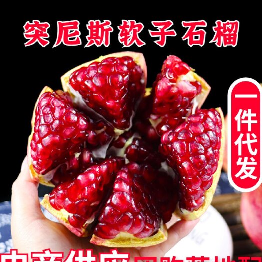 会理市四川会理突尼斯软仔石榴（一件代发）
