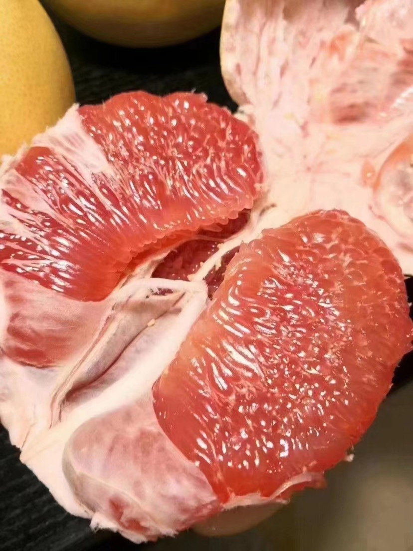 福建平和琯溪蜜柚，三红柚 红柚 白柚子口感清甜水分充足