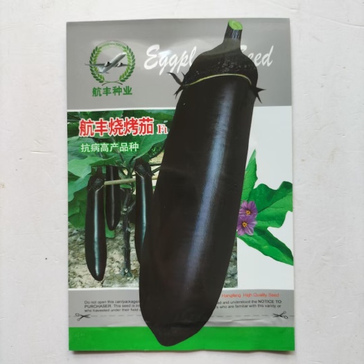 茄子种子 航丰烧烤茄子种子 黑胖子茄子种子