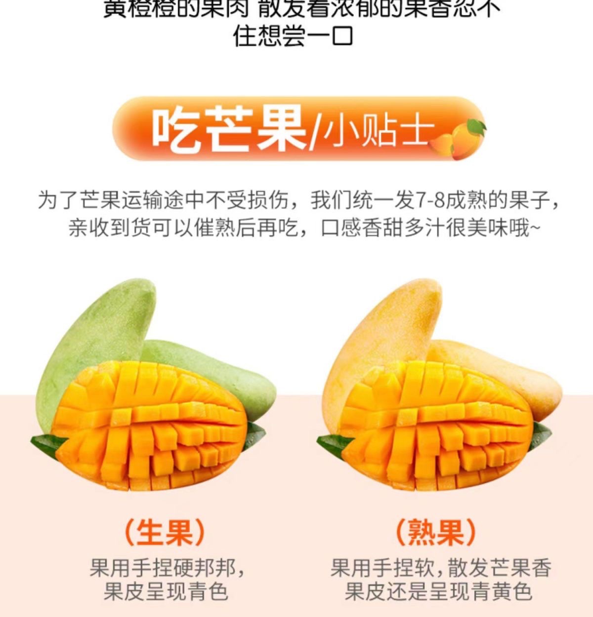 海南金煌芒10斤整箱当季新鲜热带水果甜心芒水仙芒果金煌芒