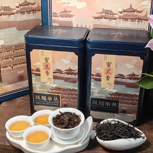 饶平县凤凰单枞茶潮州茶乌岽高山老枞蜜兰香单枞单丛茶乌龙茶叶礼盒