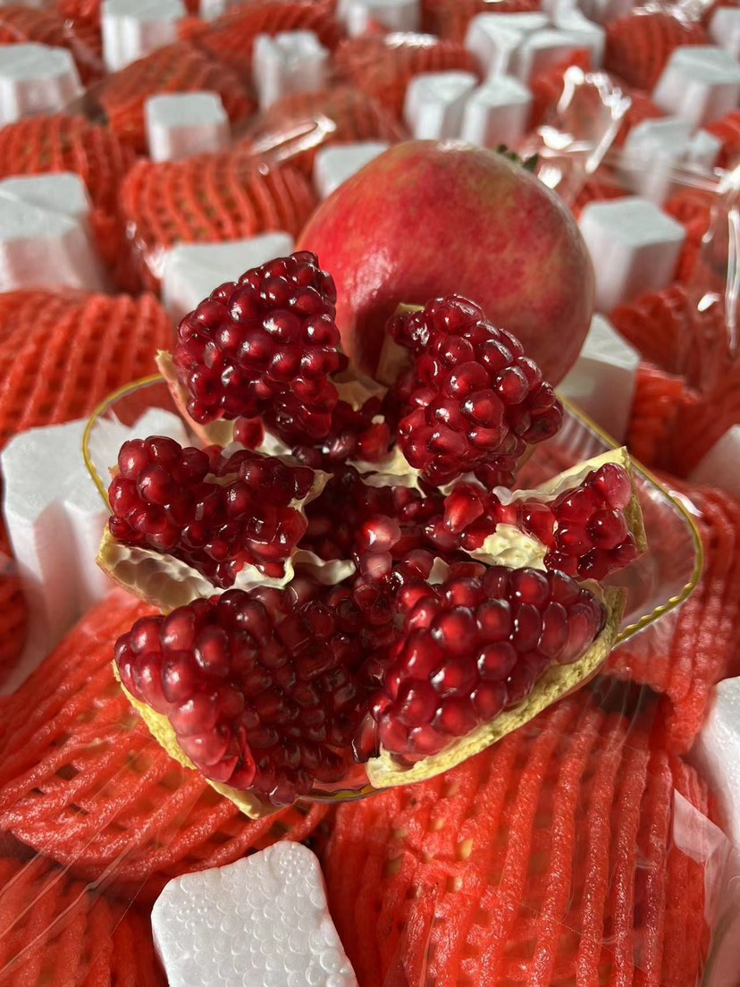 临潼贵妃软籽石榴6枚净果7.2斤礼盒顺丰包邮一件代发