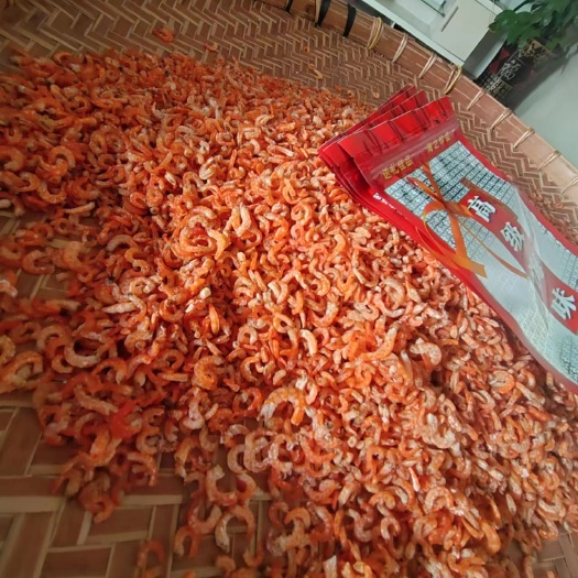 北海北海海虾米虾仁淡干无盐剂煮粥煲汤纯手工拨皮