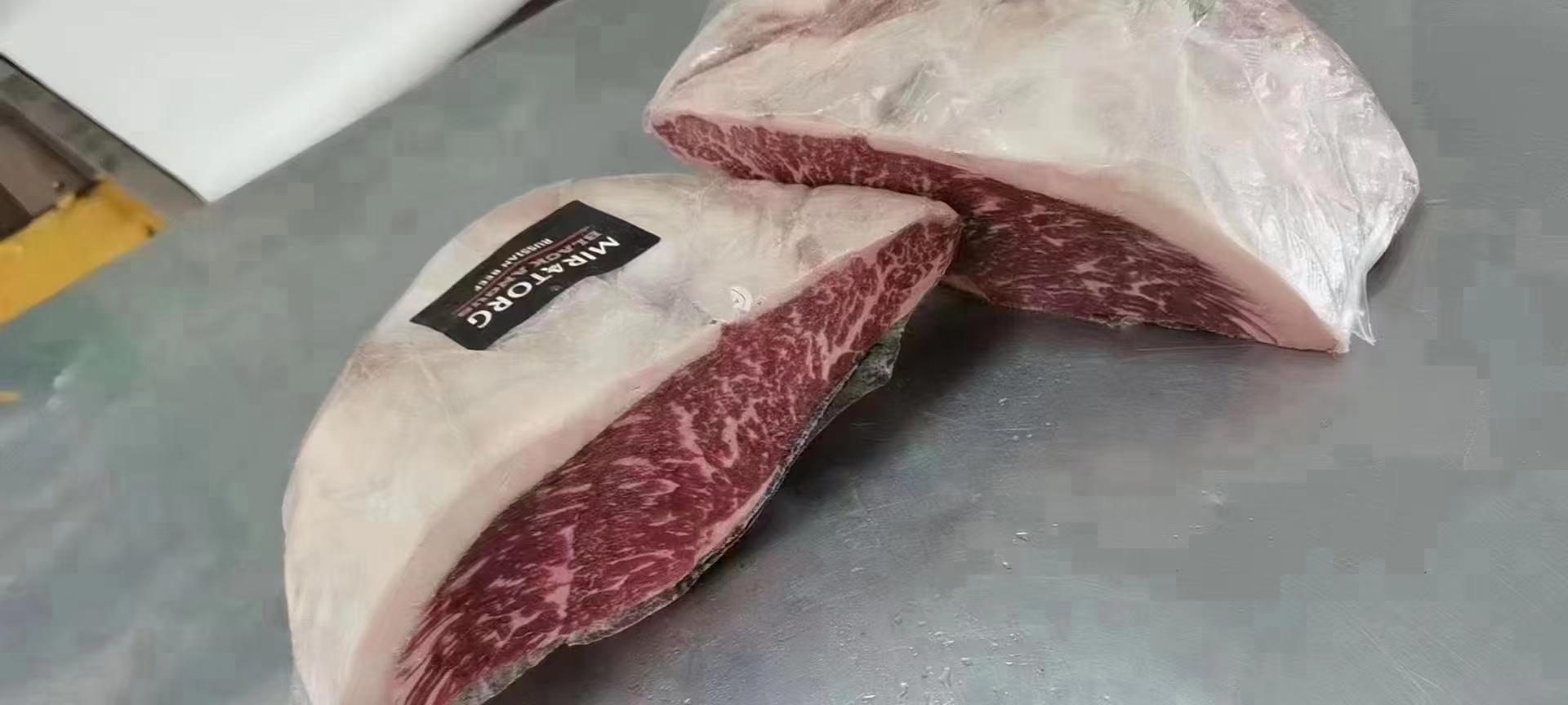 谷饲雪花牛肉，内裙肉，臀腰肉盖