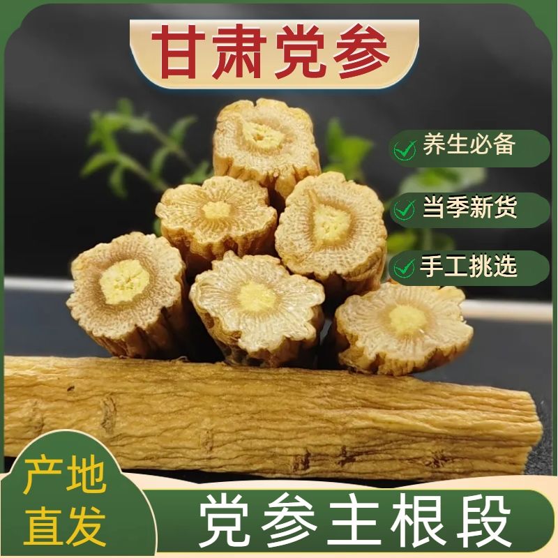 甘肃岷县优质无硫党参/党参段产地直销质量保证