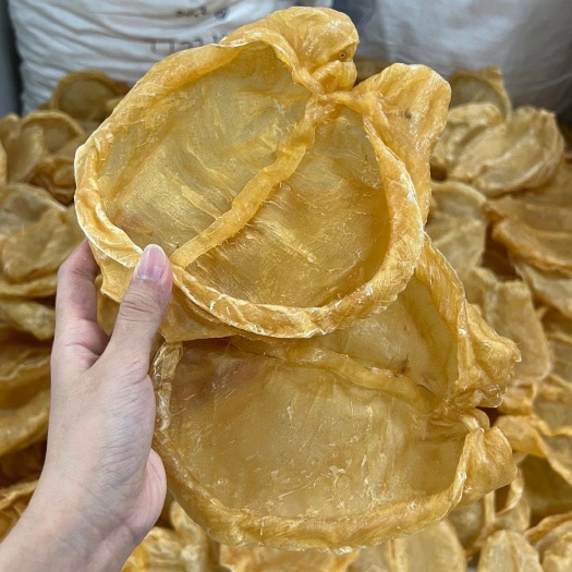 广州4-5头开边黄花胶片，老胶，厚肉，足干雅货