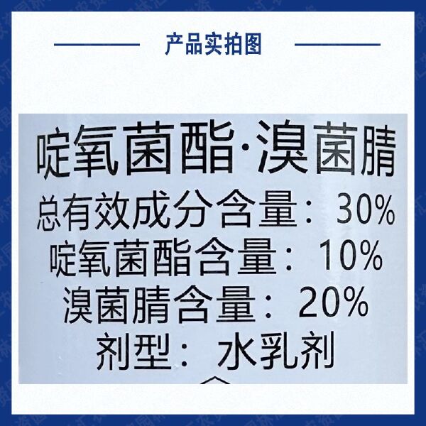 实佳侦炭30%啶氧菌酯 溴菌腈正牌杀菌剂西瓜炭疽病专用农药水