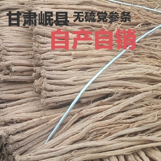 岷县白条党参 中药材 产地甘肃定西市岷县 产地直供