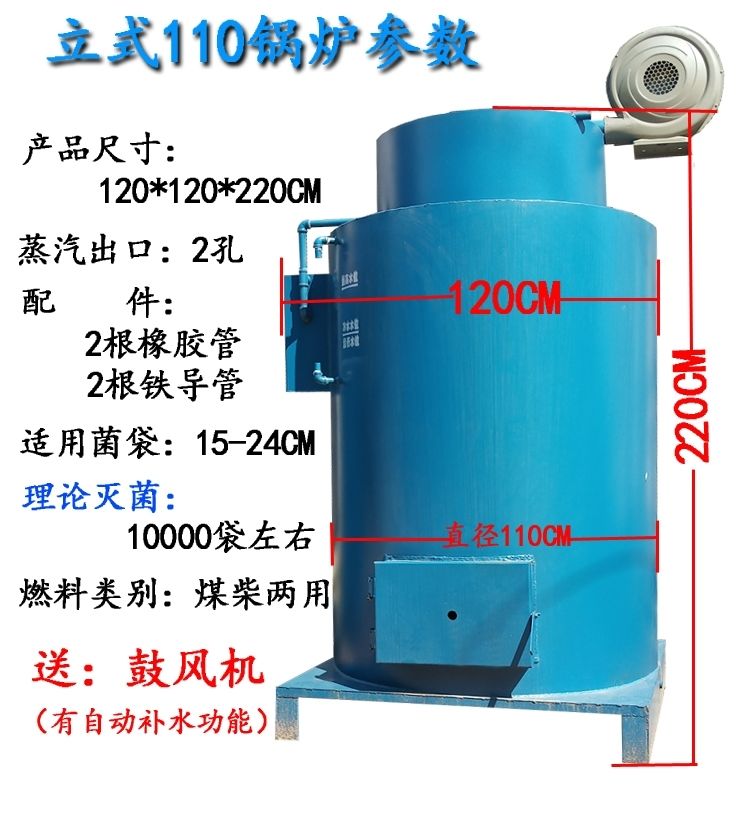 食用菌常压灭菌锅炉 立式食用菌灭菌锅炉