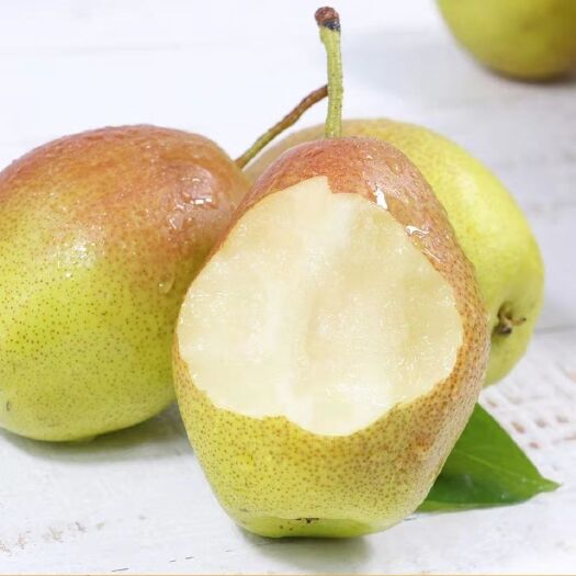 红香酥梨新鲜应季水果酥梨9斤源自库尔勒香梨脆甜皮薄