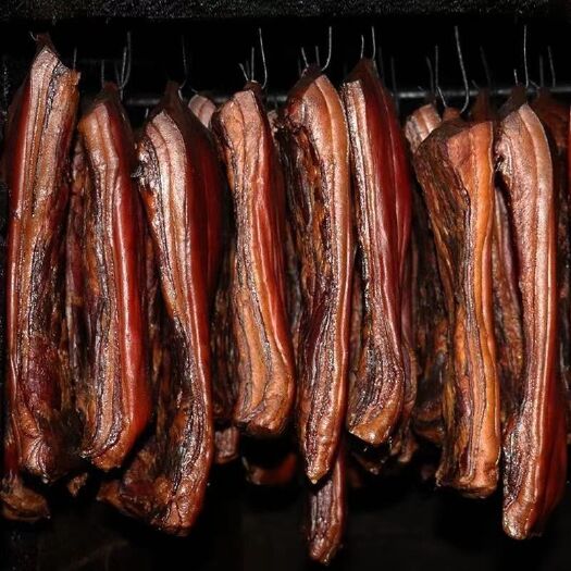 湖南柴火烟熏腊肉农家手工自制腊肉咸肉非湘西四川贵州咸肉腊肉