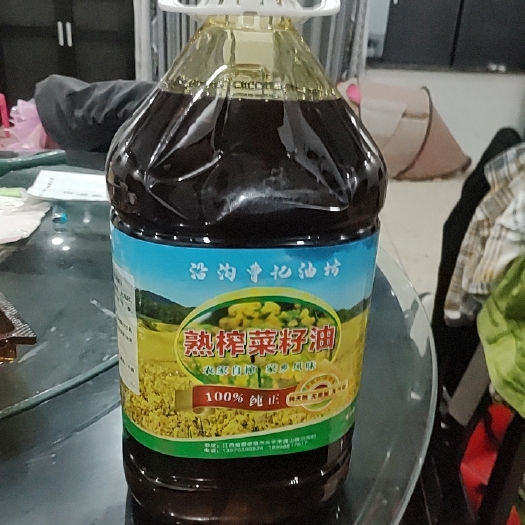 纯农家自制菜籽油