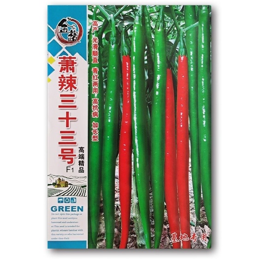 沭阳县金蔬萧辣三十三号辣椒种线椒中早熟耐湿热产量辣味强3号线椒种子
