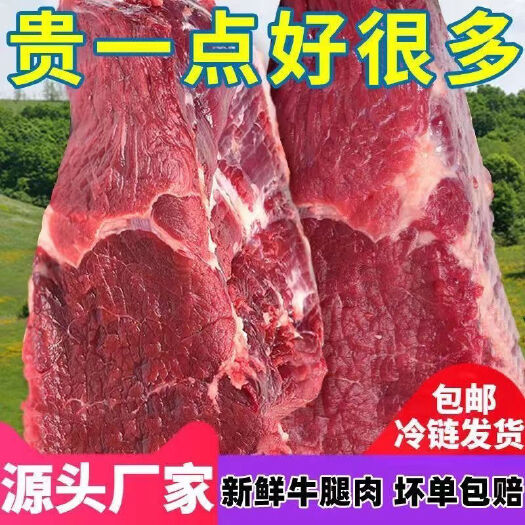  原切牛腿肉散养黄牛肉牛里脊牛腩肉牛腿牛腱子鲜冻里脊肉牛腿肉