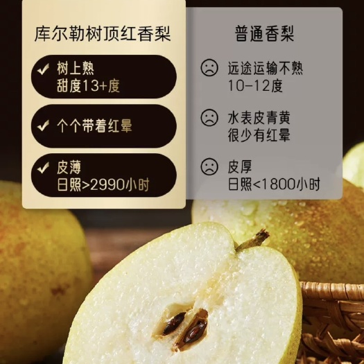 北京库尔勒树顶红香梨