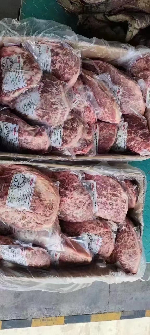 原切雪花牛肉，牛肩峰，牛尖峰，牛驼峰，西餐牛排烤肉食材
