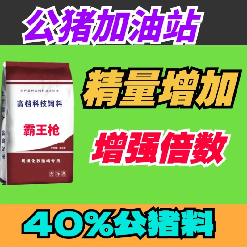 公猪饲料兽用快速补充能量人工授精猪用浓缩料专用杜洛克长白大白