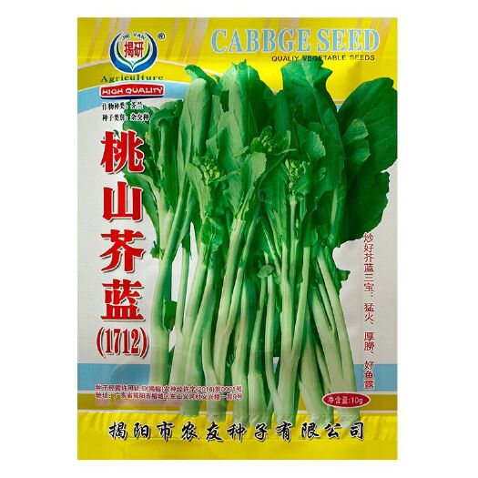 东莞市桃山芥兰菜种籽芥蓝菜籽广东介兰菜种可多次采收青菜蔬菜种孑种子