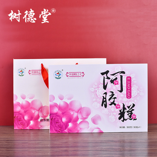 平阴县产自东阿镇纯驴皮阿胶糕玫瑰阿胶糕