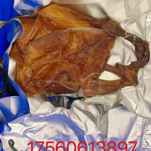 高密市风干鸡，五香风味鸡，德州风味，熟鸡整只鸡，带抓带翅，500g