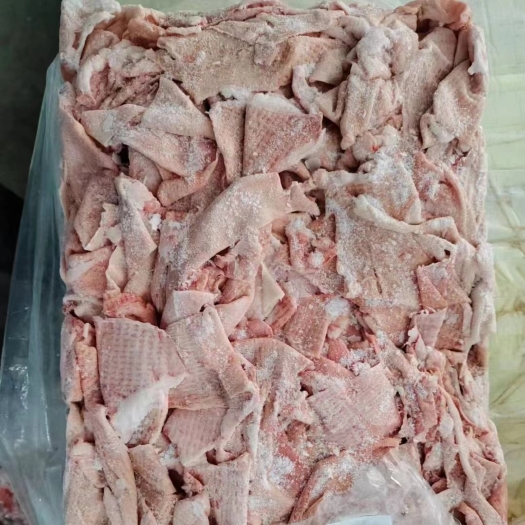 青岛国产标猪食用碎皮新货