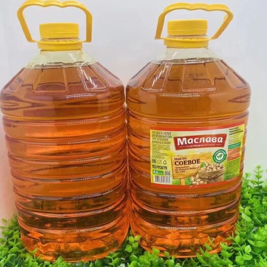 俄罗斯大豆油马斯拉瓦植物油压榨苯榨非转基因食用油4.6