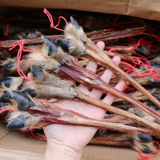 鹿筋鹿茸【包邮】牛筋足干颜色漂亮，新鲜度高，有鹿筋味货源充足