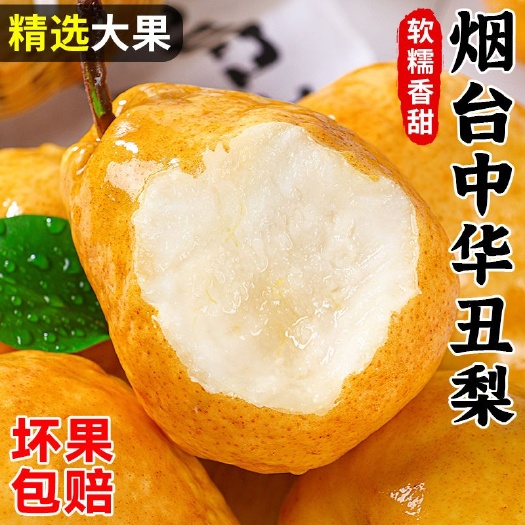 中华丑梨软糯烟台新鲜水果电商团购礼盒装支持一件代发整车落地配