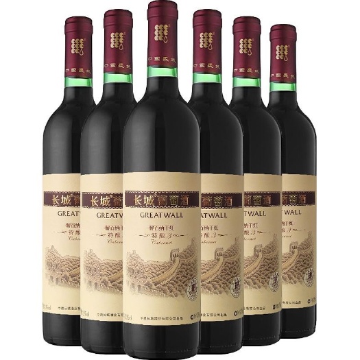 中粮长城干红葡萄酒长城解百纳干红葡萄酒6支红酒整箱包邮