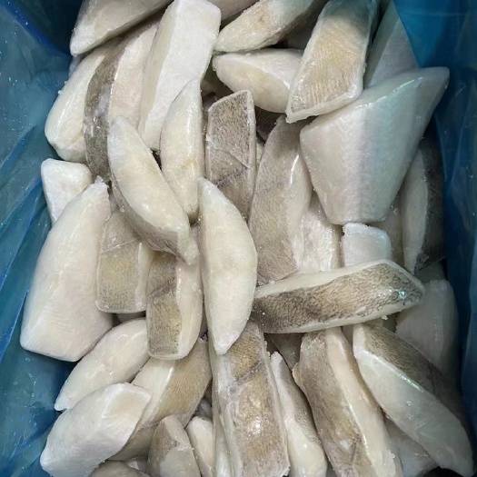 连云港鲽鱼中段格陵兰鲽鱼头比目鱼切段蝶鱼块冷冻深海碟鱼块鱼段冷冻鱼