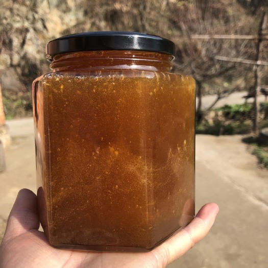 商南县深山人家土蜂蜜甜香丝滑天然百花蜜冬生蜜现割熟蜜老蜜均可秦岭
