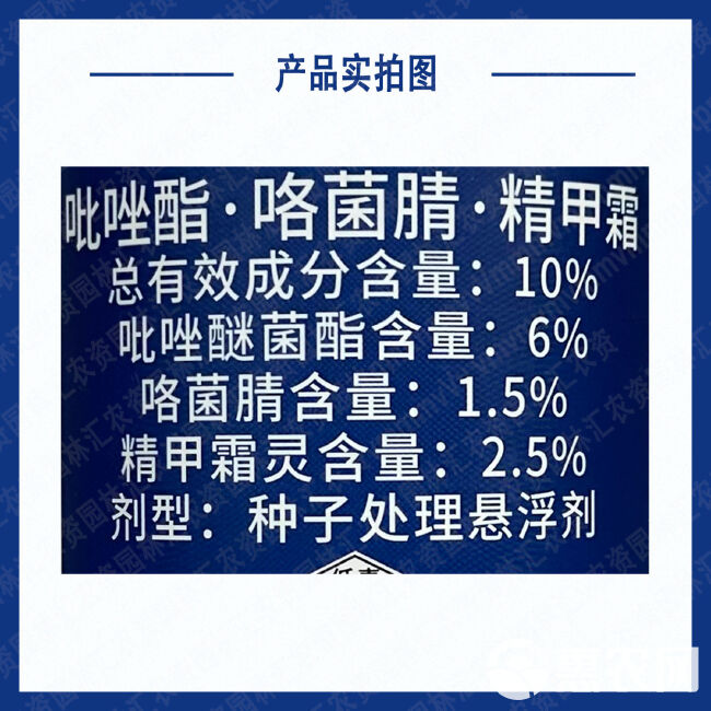 实佳10%吡唑酯咯菌腈精甲霜蓝药水农药杀菌剂正品农用黑痣晚疫