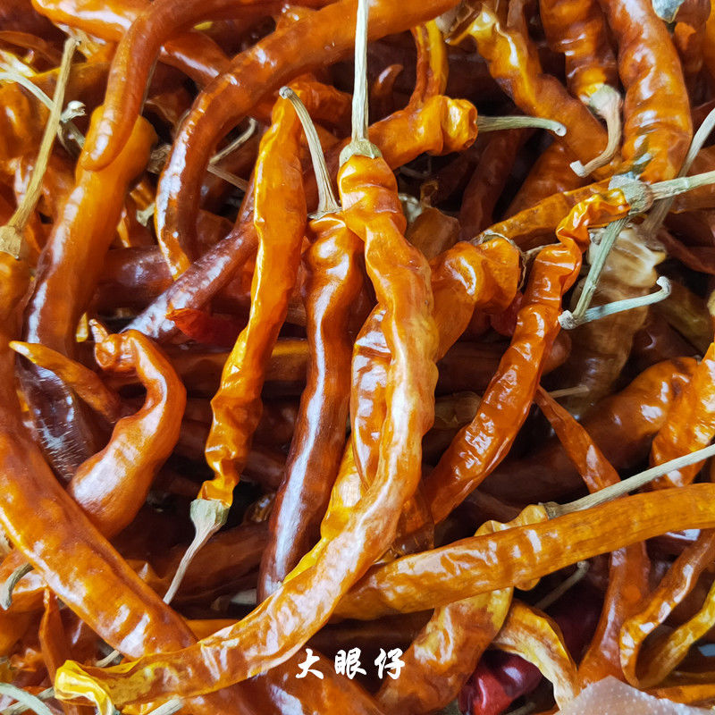 粤北韶关南雄黄辣椒干农家自种辣椒微中辣味香（有1000斤）
