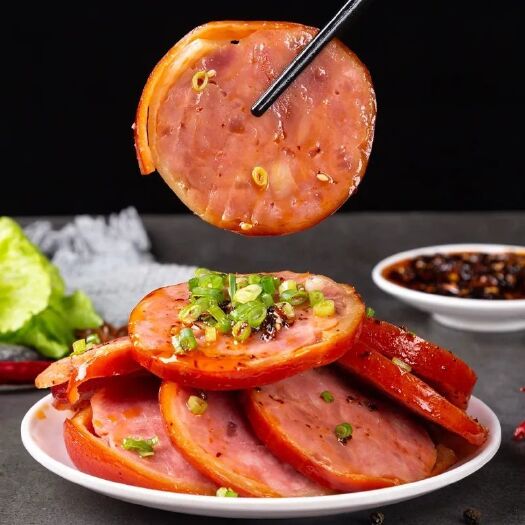 酱香肘捆肘肘花火腿香肠肉肠包邮即食真空肘子300g批发零售