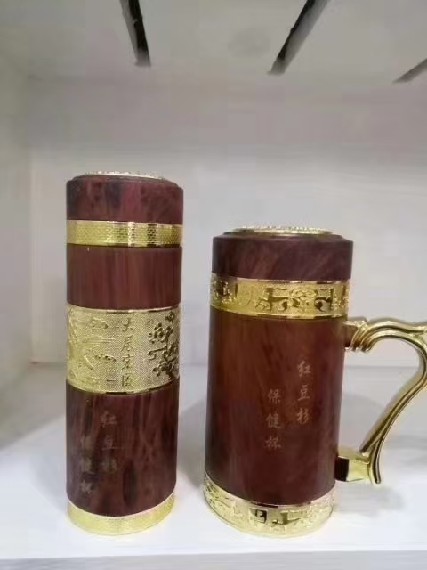 供应红豆杉杯子保温杯开水杯红豆杉