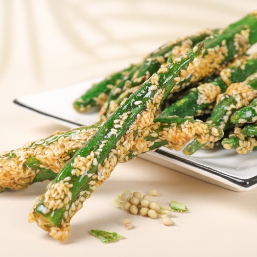 邹城市拔丝秋葵  休闲食品 散装批发