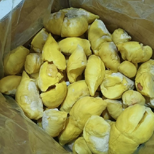 桂林金枕榴莲肉，榴莲泥。干尧榴莲肉A，B，C，碎块，芒果干百香果