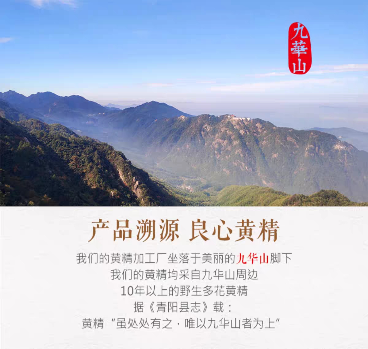 黄精正品九蒸九晒制质糯头黄精茶九华山黄精中药材500g