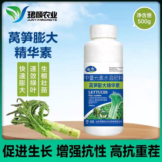 莴笋膨大叶面肥剂生根养根抗逆提品质抗重茬专用