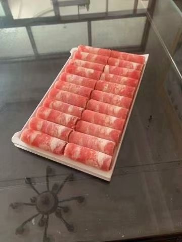 阳信县本厂按照不同客户需求加工不同价位雪花肥牛方砖/切片，本厂手续