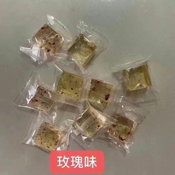 休闲零食展会地摊电商桂林特产桂花糕百香果味玫瑰味桂花糕无花果