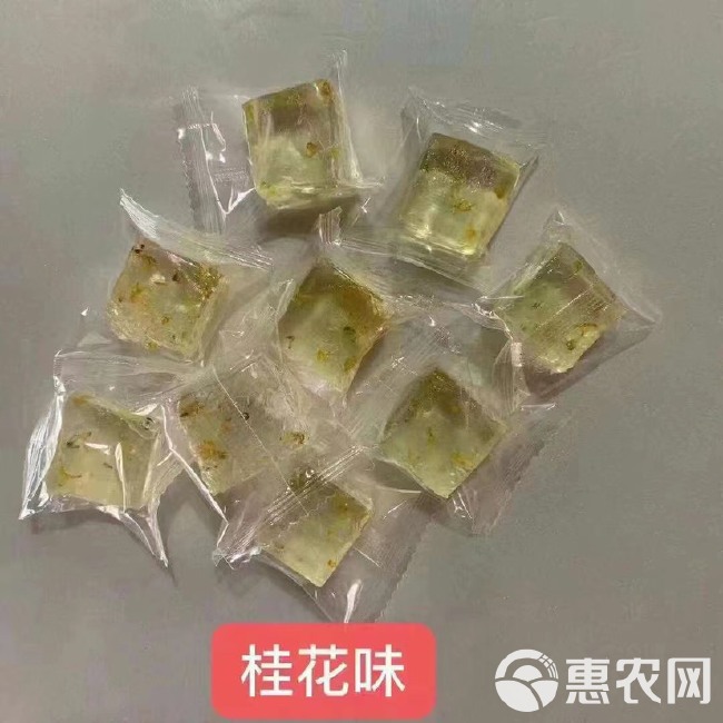 休闲零食展会地摊电商桂林特产桂花糕百香果味玫瑰味桂花糕无花果