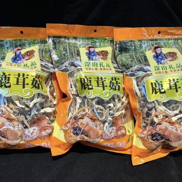 鹿茸菇食用美味挑选精选干货脆脆菇鹿茸菌新鲜干货菌香菇蘑菇批发