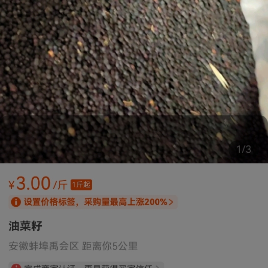 蚌埠出售油菜籽，